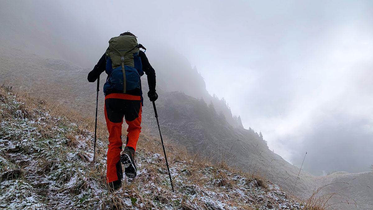 Składane kije trekkingowe Black Diamond Trail Sport - kolor: Laurel Green 